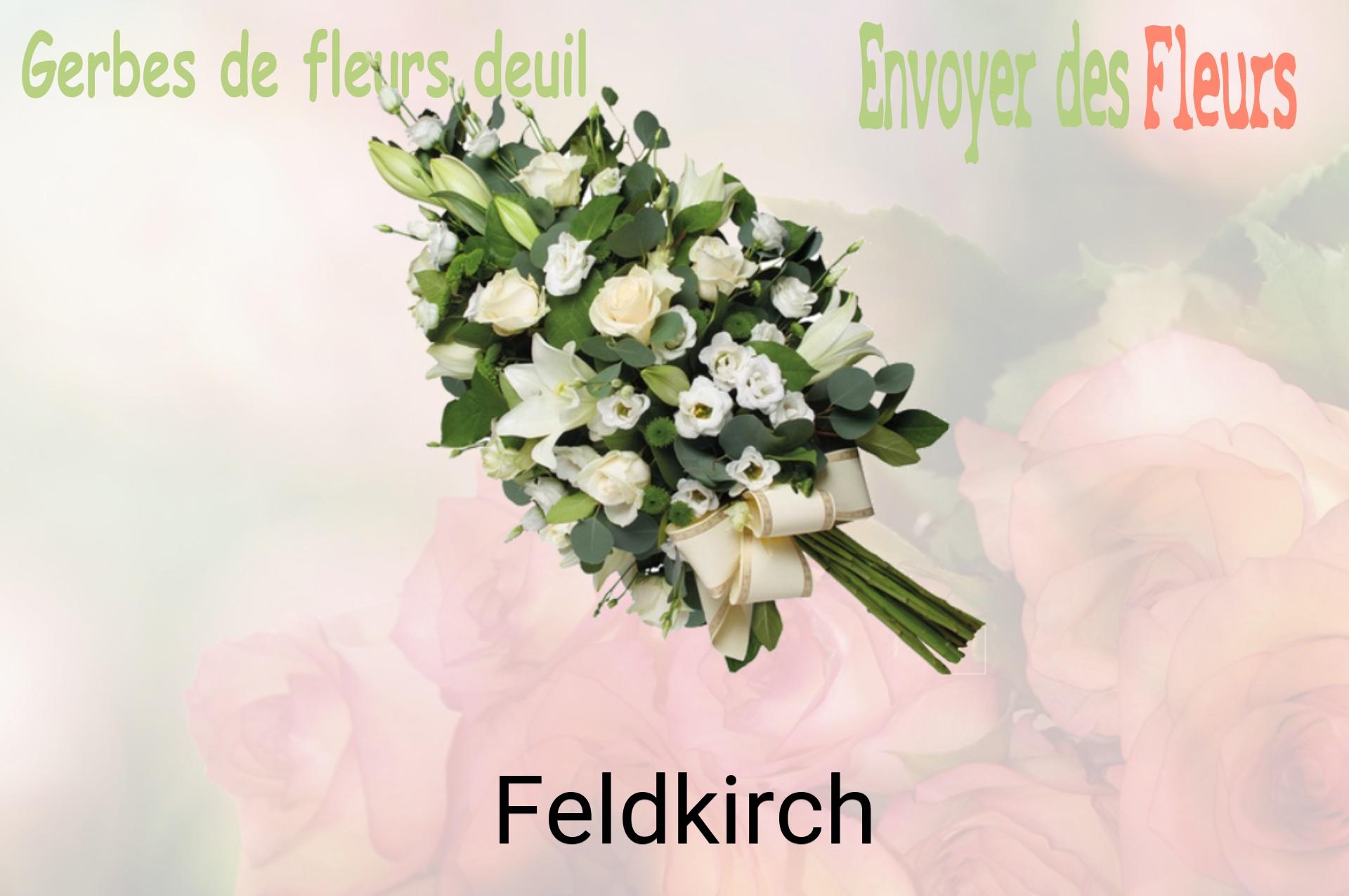 Gerbe de fleurs de deuil livrée à Feldkirch